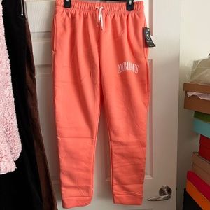 Egyptian Simply MM Thick & Soft Joggers - Apricot - “Ambitious” - Sz XL - NWT